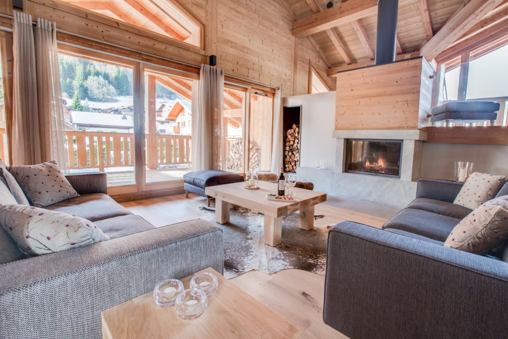 Chalet Les Roches Noires Living