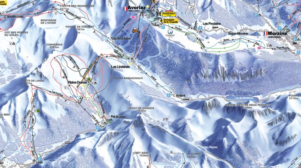 Morzine Ski Route