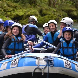 Summer activities with Frogs White Water Rafting