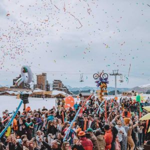 party at the Folie Douce in Avoriaz
