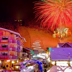 fireworks for christmas in morzine