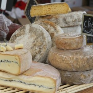 cheese from Morzine weekly market