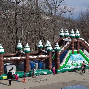 inflatable course morzine