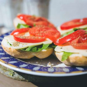 vegetarian sandwich in Morzine