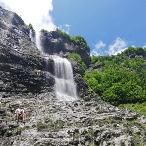 Waterfall Scenery Mountains