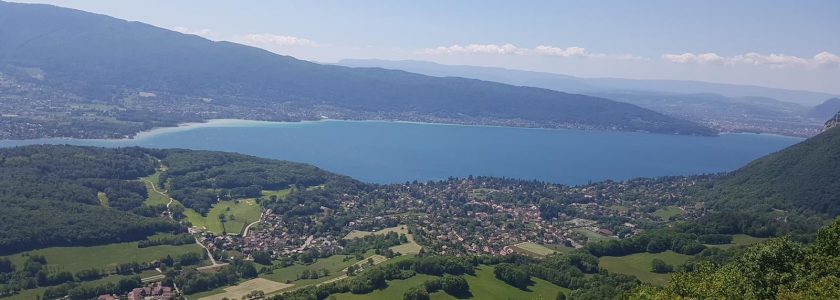 Panoramic View of Annecy Lake