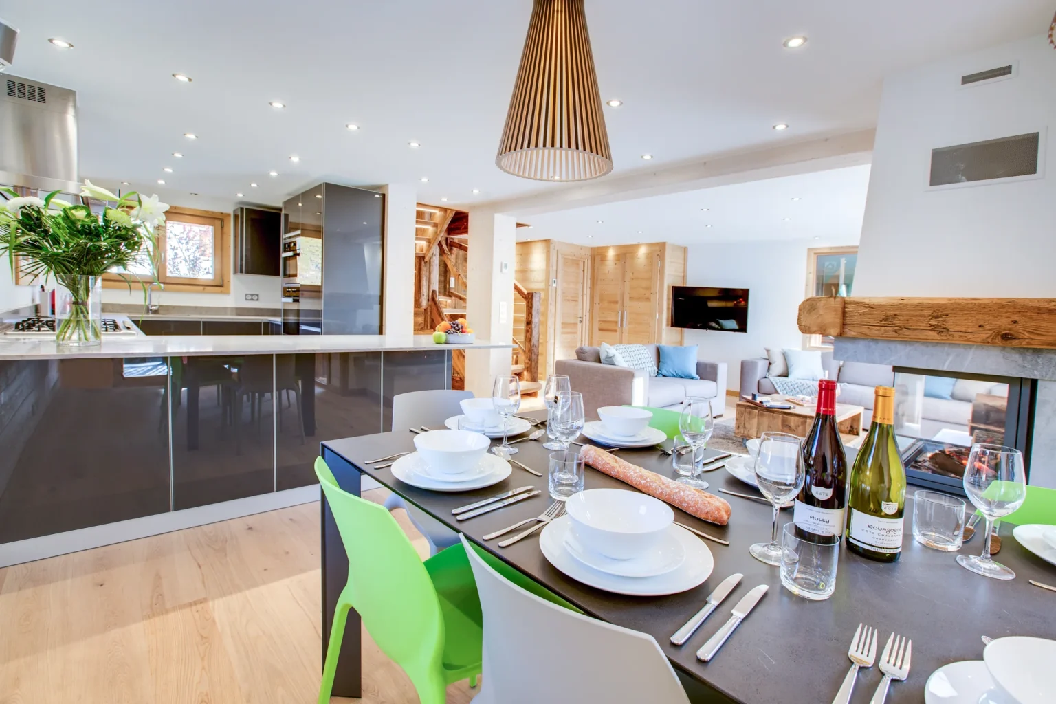 Elevation Alps - Chalet L'Anton - Open Plan 2