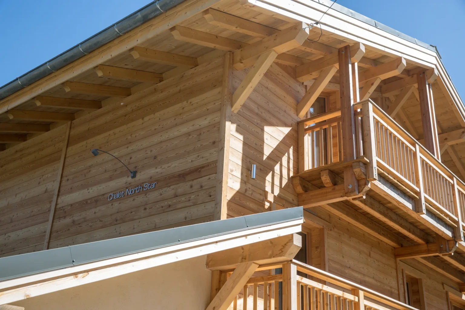Chalet North Star - External Close Up Summer