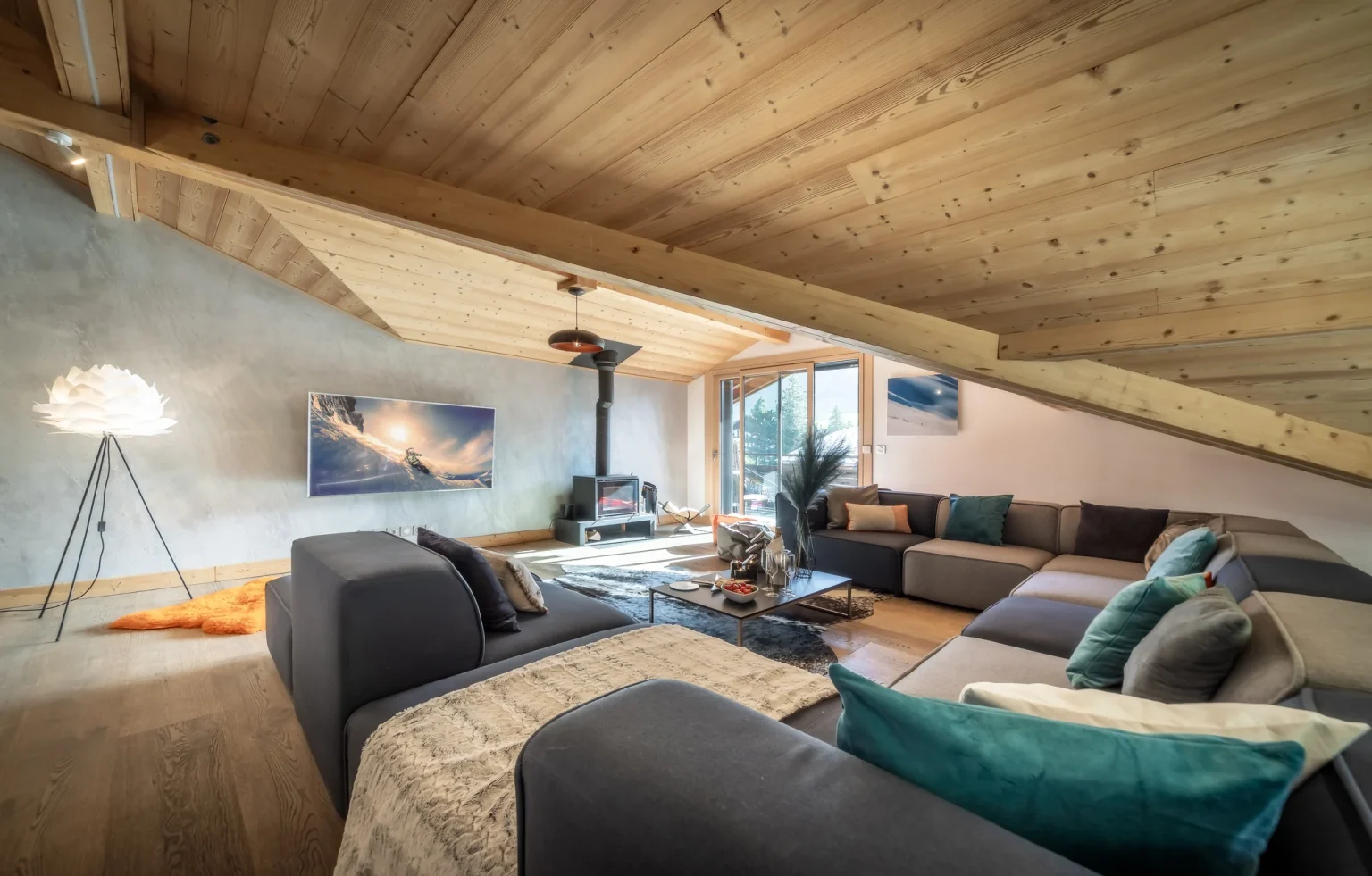 Papillon-Lounge with fireplace