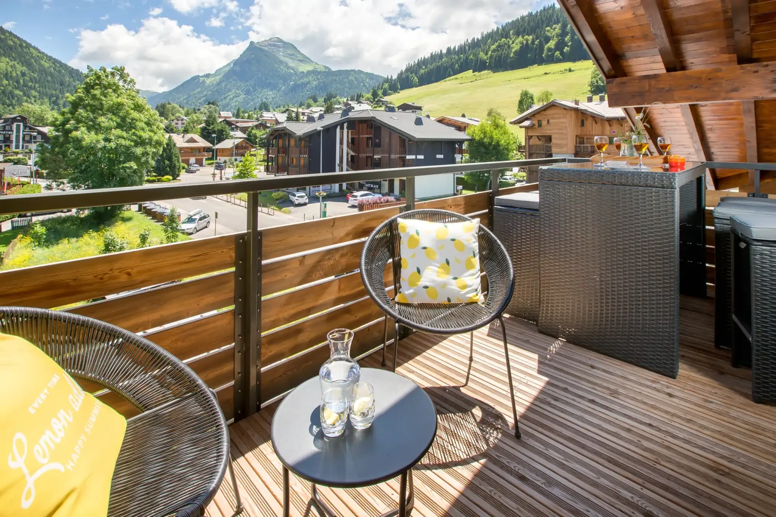 Papillon - Summer View from Balcony