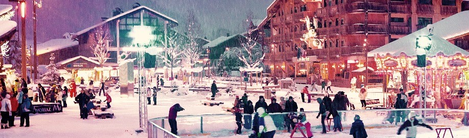 Open Air Ice Rink – Non Skiing Activities in Morzine