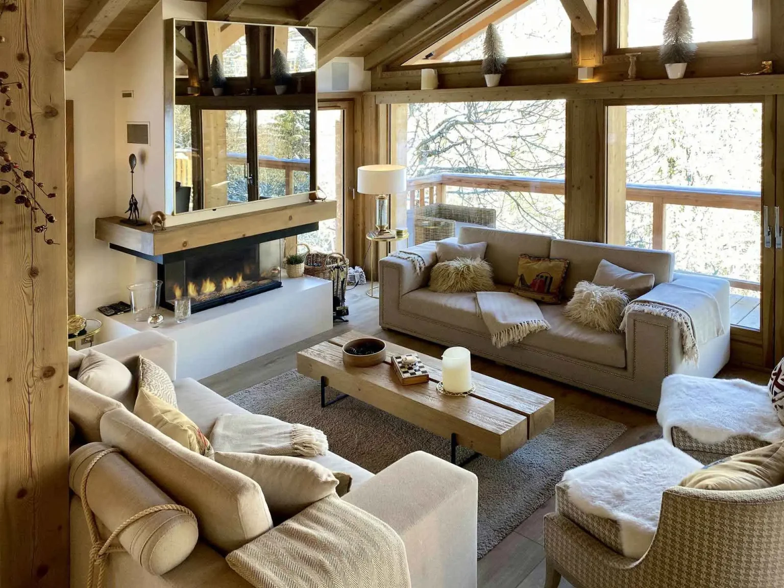 Elevation Alps - Chalet Fraser - sitting area