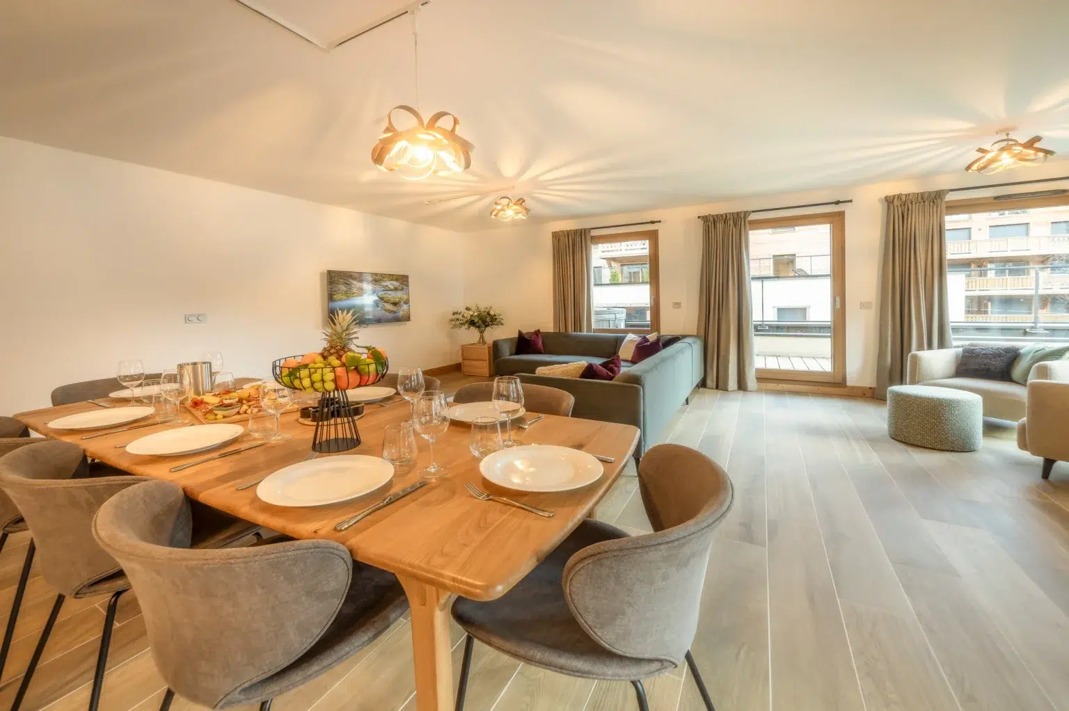 Elevation Alps - Margaux - Dining to Sitting Areas