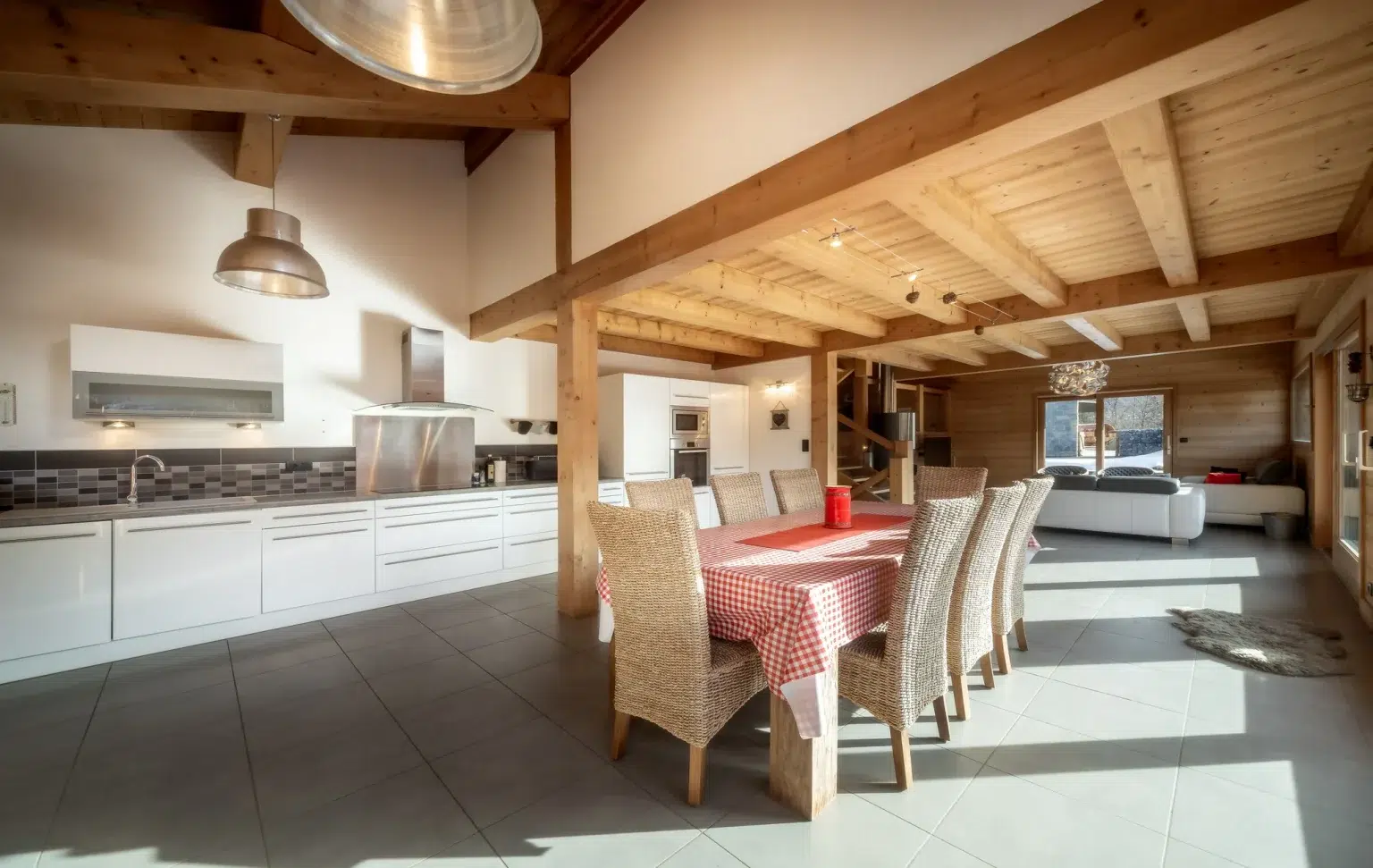 Elevation-Alps-Chalet-Sunnyside-Open-plan-dining-and-living-space